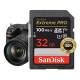 Tarjeta Memoria Sandisk Extreme Pro 32gb V30 C10 U3 100mb/s