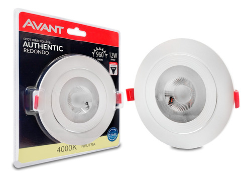 Spot Led Par30 Embutir Direcionável 12w Luz Forte Biv