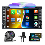 Radio Estereo De Coche Doble Din Con Reproductor De Cd/dvd,