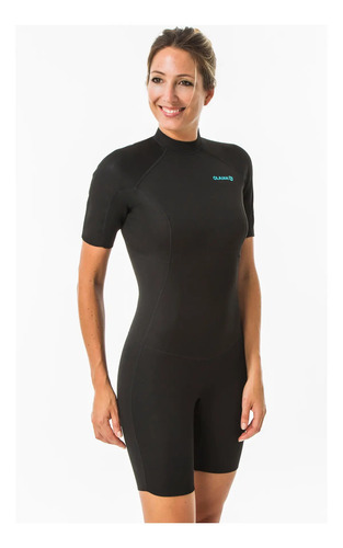 Neopreno Surf Corto Mujer Olaian 100 Negro 1,5 Mm. Olaian | Envío gratis