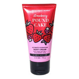 Bath & Body Works Mini Creme Strawberry Pound Cake 70g