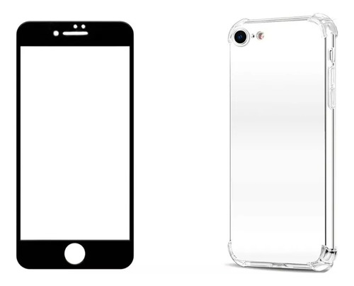 Carcasa Anti Golpes + Lamina Para iPhone (todos Los Modelos)