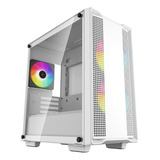 Gabinete Gamer Deepcool Cc360 Wh Rgb Micro Atx 3 Fans Branco