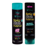 Kit Shampoo + Acondicionador Santo Black