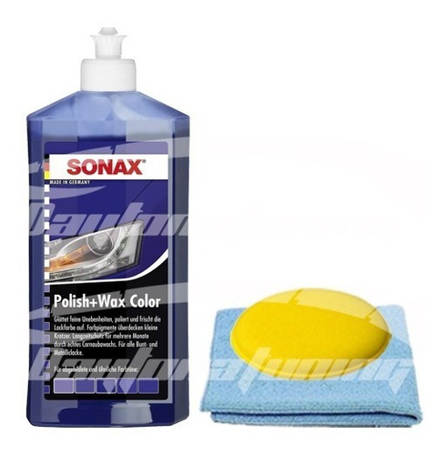Kit Sonax Polish & Wax P/ Colores Azules