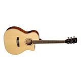 Guitarra Electroacustica Cort Ga-ff Color Beige Material Del Diapasón Laurel