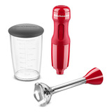 Batidora De Inmersión Kitchenaid 7khbv53 Passion Red 120v 18