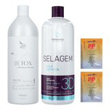 Borabella Selagem 3d 1lt + Shampoo Detox Antiressíduos 1lt