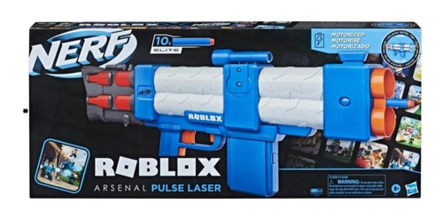 Lanzador Nerf Roblox Arsenal Pulse Laser Con 10 Dardos