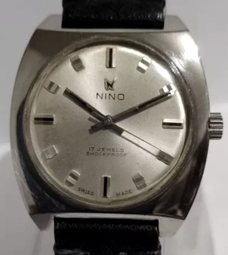 Antíguo Reloj Suizo Nino Automático '60s Vintage No Omega