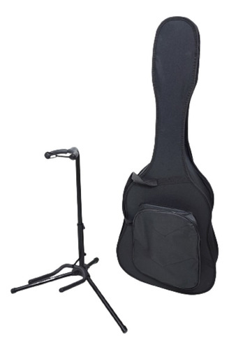 Estuche Semiduro Guitarra Ac. + Base Guitarra 1p + Polish 60