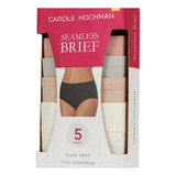 5 Pantaleta Calzon Completo Dama Sin Costuras Carole Hochman