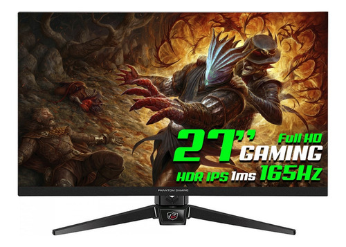 Monitor Gamer Asrock Ips 27p, Full Hd, 165hz, 1ms, Hdr