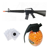 Airsoft Marcadora M16 A2 Spring Bbs 6mm Xtr C