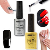 Base Coat Y Top Coat Cherimoya Esmalte Semipermanent Clasica