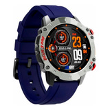 Relógio Smartwatch Masculino Militar Lokmat Zeus Pro Azul