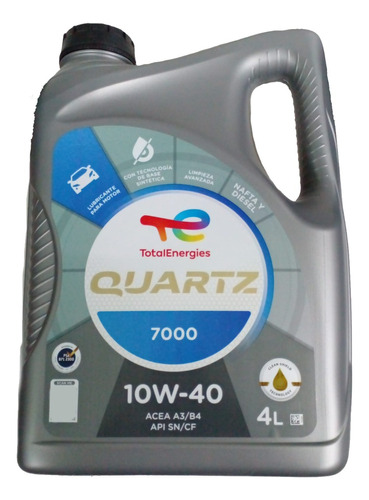 Aceite Total Quartz 7000 Semi Sintetico 10w40 4lts