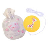 Kit De Alivio Kawaii Bolsa Termica Y Calentador De Taza Usb