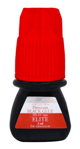 Cola Alongamento De Cílios Premium Black Elite 3ml