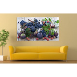 Cuadro Decorativo Higos Y Uvas  Ideal Para Comedor  60x90cm