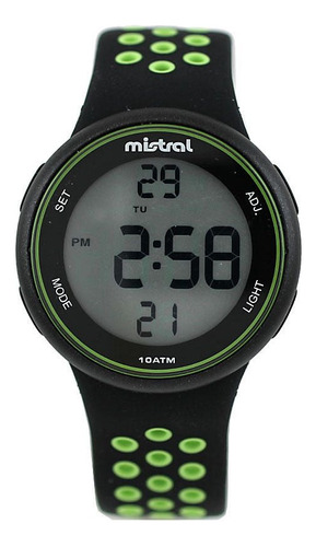 Reloj Deportivo Mistral Gdm-077-01 Sumergible Digital