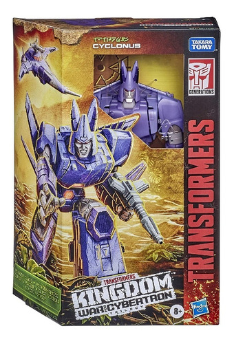 Figura Transformers Kingdom War For Cybertron Cyclonus F0692