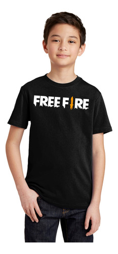 Playera Niño Unisex Free Fire Videojuego Gamer