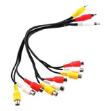 Adaptador De Reproductor Portátil Dvd Tv Cable Av Rca