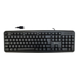 Teclado Usb P/ Home Office Desktop Ou Notebook Preto Tpc-058