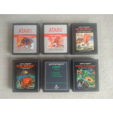 Lote 6 Juegos Atari 2600 (star Raiders, Casino, Etc)