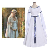 Disfraz De Princesa Galadriel, Elfo, Vestido Arwen Elves