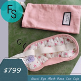 *fashionstore* Gucci Antifaz Para Dormir Rosa Con Caja.