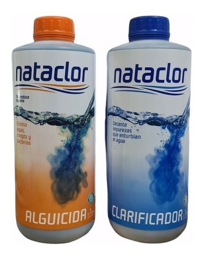 Alguicida 1lt + Clarificador 1lt Nataclor