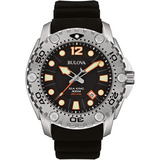 Reloj Bulova Caballero Marine Vintage 96b228 Sea King Zafiro