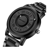 Reloj De Pulsera Foxbox Magnético Inoxid. De Moda P/hombre