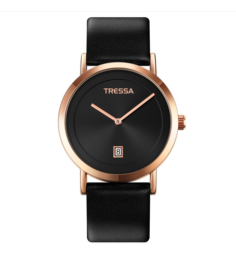 Reloj Tressa Urbano Malla Cuero  Calendario Garantía Oficial