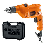 Furadeira Impacto 3/8 Pol. + Maleta Tm500k Black+decker Cor Laranja Frequência 60 Hz 127v