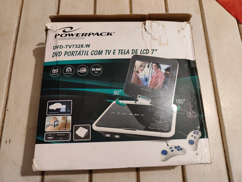 Tv Dvd Player Portátil 7pol Powerpack - Leia O Anuncio