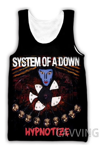 Camisetas De Regata Impressas Em 3d System Of A Down