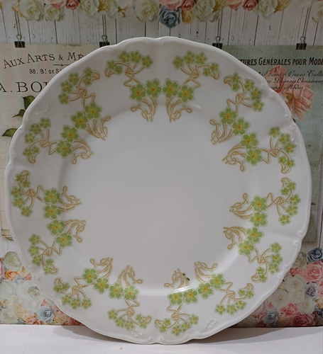 Plato De Porcelana Limoges Casa Renacimiento 