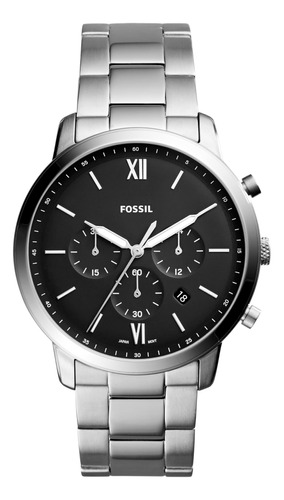 Fossil Fs5384, Reloj Hombre, Plata, Una Talla