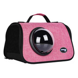 Bolso Transporte Mascotas Capsula Malla Transpirable