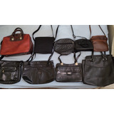 Lote 9 Bolsos Carteras Dama Mujer