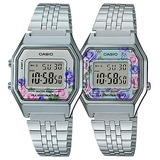 Reloj Casio Retro Dama La680 Flores Acero Inoxidable - 100% Original