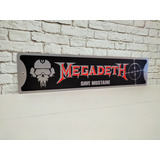 Cuadro Megadeth Letrero De Metal 