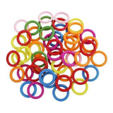 2x50 Pcs 33mm Colored Wood Ring Material From
