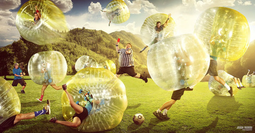 Alquiler De Bubble Soccer Burbujas Inflables!