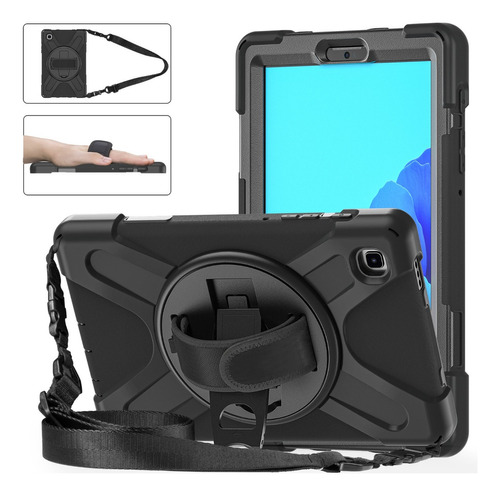 Funda Uso Rudo + Correa Para A7 Lite T220 / T225 Negro (tk)