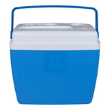 Cooler Reforçado 12l Porta Copos Pesca Praia Piscina Rio Cor Azul