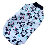 Roupa Pet Algodão Camiseta Macia Panda Tamanho Pequeno